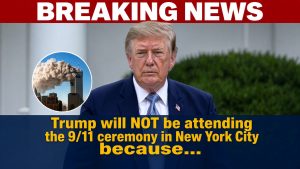!!!White House Rejects Claims Trump Skipped 9/11 Ceremony Over Speaking Dispute