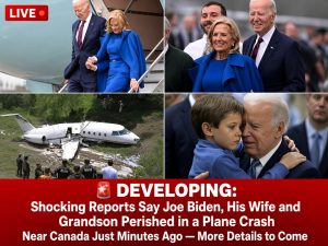 “Fox News” Former US President Joe Biden, wife and grand son, perish in plane crash, few minutes ago, along the Canadia