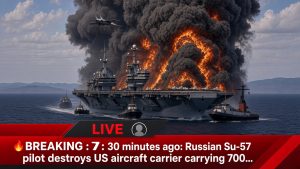 🔥_BREAKING : Shocking Reports Claim a Russian Su-57 Stealth Fighter Pilot Allegedly Carried Out a Devastating Strike on a…
