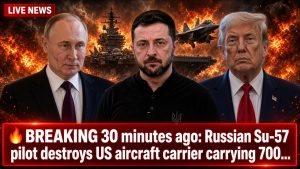 BREAKING: Shocking reports are circulating that a Russian Su-57 stealth fighter pilot has allegedly carried out a devastating strike on a…