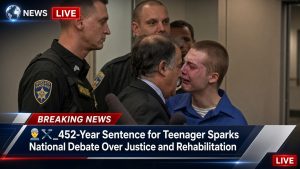👮‍♂️⛓️‍💥_452-Year Sentence for Teenager Sparks National Debate Over Justice and Rehabilitation