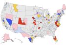 Map Shows Closest House Races as Cook Shifts 19 Seats Toward Democrats…